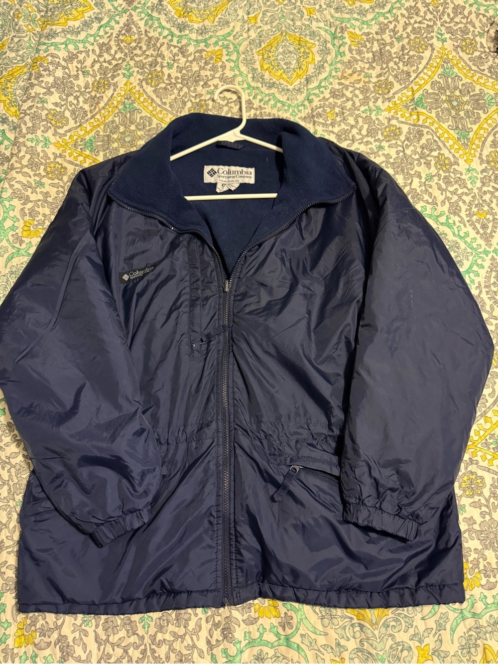 Columbia womens Navy Packable Jacket